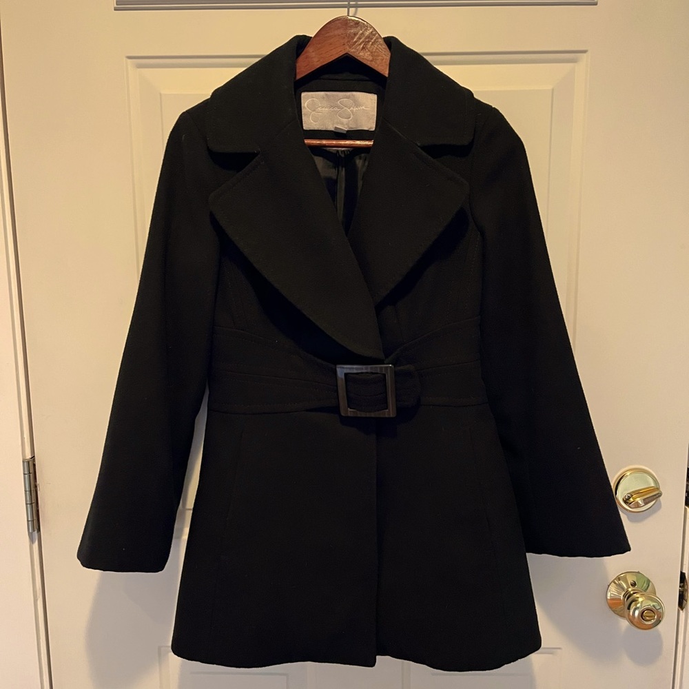 Women’s Black Wool Coat